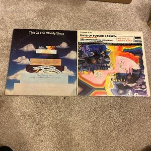 This Is The Moody Blues 1974 & Days of Future Passed 1967 Vinyl Record Set
